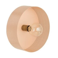 TOV Mokhtar Blush Round Wall Sconce Home Decor