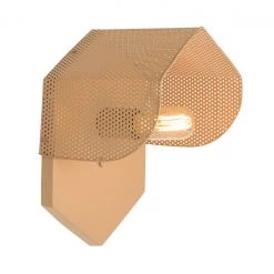 TOV Home Decor Mokhtar Tan Hexagon Wall Sconce