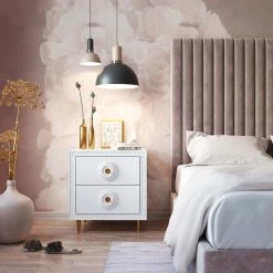 TOV Home Decor Juku Blush And Grey Small Pendant