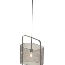 TOV Home Decor Klaus Large Grey Pendant