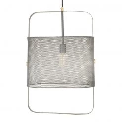 TOV Home Decor Klaus Large Grey Pendant