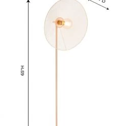 TOV Home Decor Kochi Blush Floor Lamp