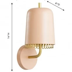 TOV Kuli Blush Wall Sconce Home Decor