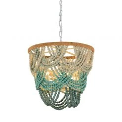TOV Jade Beaded Chandelier