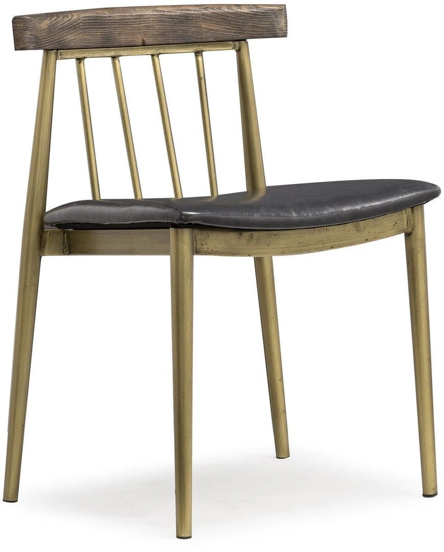 TOV Dining Room Alfie Brown Chair (Set Of 2)