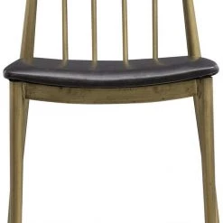 TOV Dining Room Alfie Brown Chair (Set Of 2)