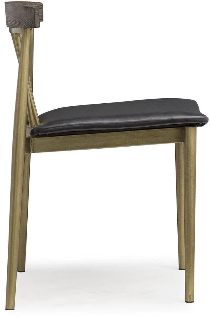 TOV Dining Room Alfie Brown Chair (Set Of 2)