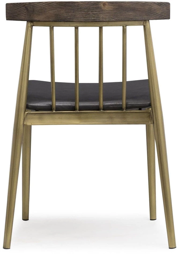 TOV Dining Room Alfie Brown Chair (Set Of 2)