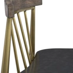 TOV Dining Room Alfie Brown Chair (Set Of 2)