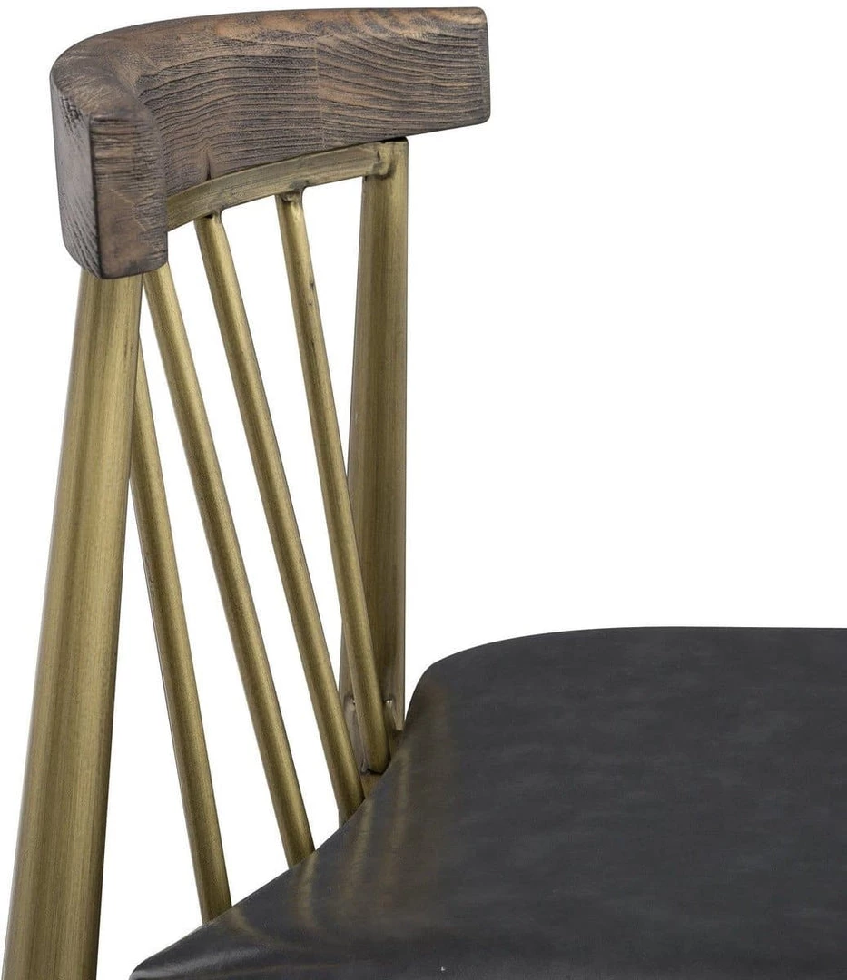 TOV Dining Room Alfie Brown Chair (Set Of 2)