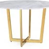 TOV Dining Tables Maxim White Marble Dining Table