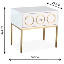 TOV Living Room Ella Side Table