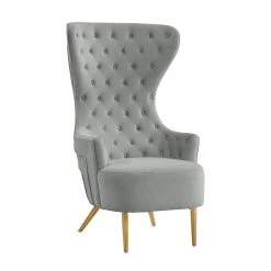 TOV Jezebel Velvet Wingback Chair
