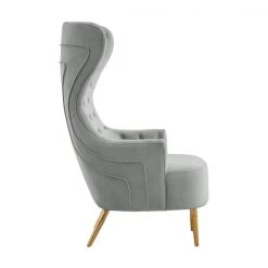 TOV Jezebel Velvet Wingback Chair