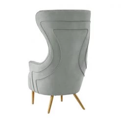 TOV Jezebel Velvet Wingback Chair