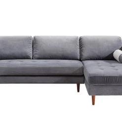 TOV Como Velvet Sectional LAF