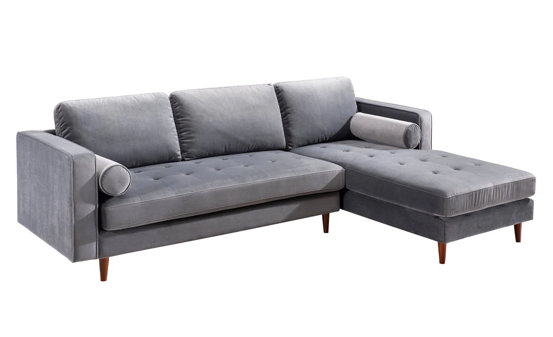 TOV Como Velvet Sectional RAF Living Room