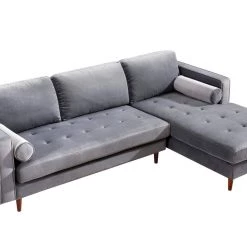 TOV Como Velvet Sectional LAF