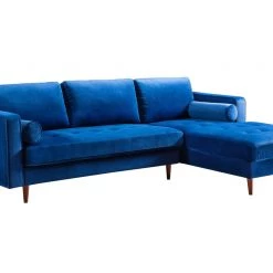 TOV Como Velvet Sectional RAF Living Room