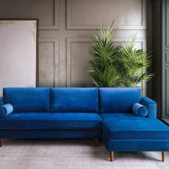 TOV Como Velvet Sectional RAF Living Room