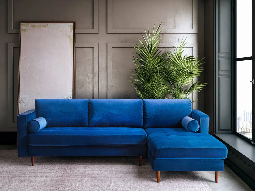 TOV Como Velvet Sectional RAF Living Room