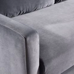TOV Living Room Milan Velvet Sofa