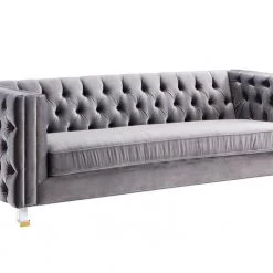 TOV Living Room Rimini Velvet Sofa