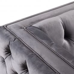 TOV Living Room Rimini Velvet Sofa