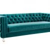TOV Living Room Rimini Velvet Sofa