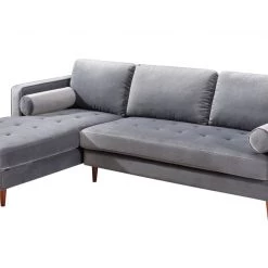 TOV Como Velvet Sectional LAF