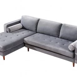 TOV Como Velvet Sectional LAF