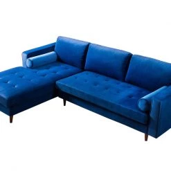 TOV Como Velvet Sectional LAF