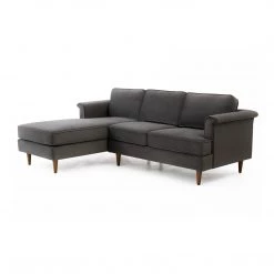 TOV Porter Velvet Sectional RAF Living Room