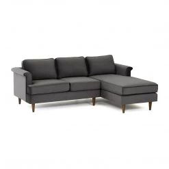 TOV Porter Forest Velvet Sectional LAF