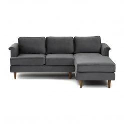TOV Porter Forest Velvet Sectional LAF