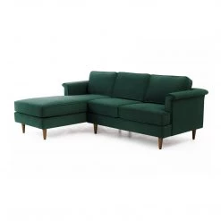 TOV Porter Velvet Sectional RAF Living Room