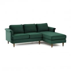 TOV Porter Forest Velvet Sectional LAF