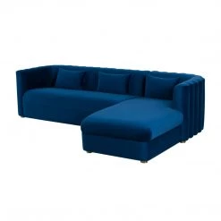 TOV Callie Velvet Sectional - RAF Living Room