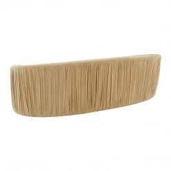 TOV Valerie Pleated Champagne Velvet Sofa