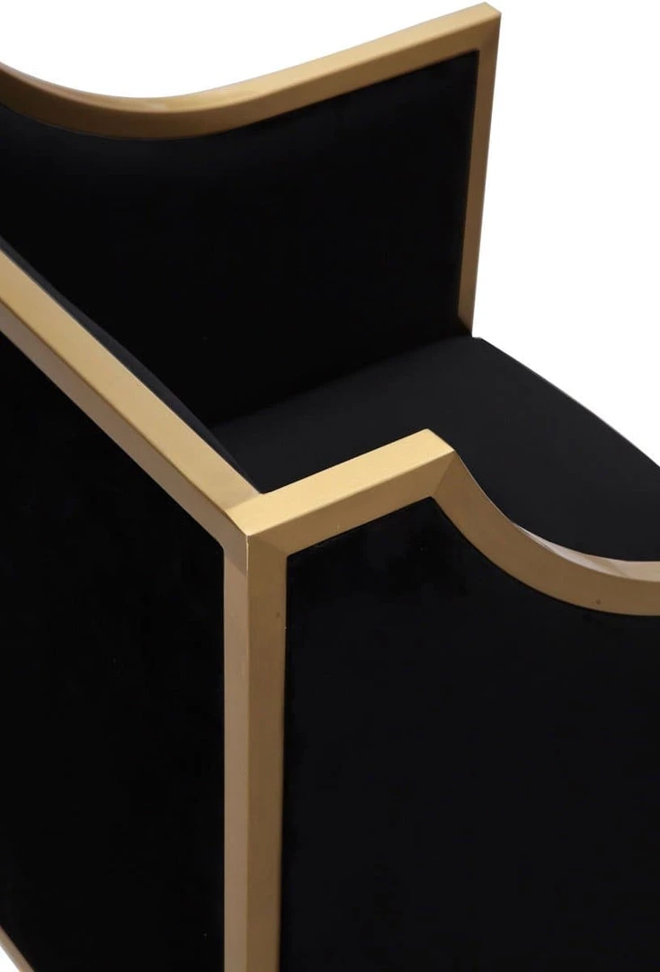 TOV Atara Velvet Gold Chair Dining Room