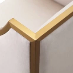 TOV Atara Velvet Gold Chair Dining Room