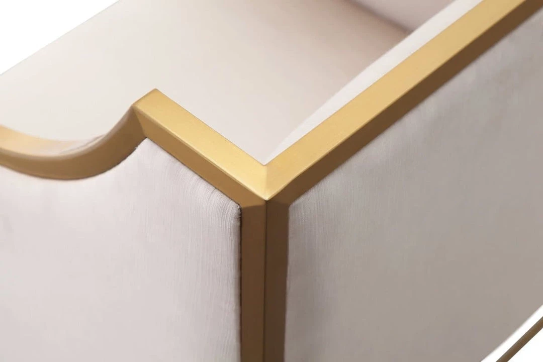 TOV Atara Velvet Gold Chair Dining Room