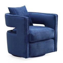 TOV Kennedy Swivel Chair Living Room