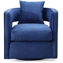 TOV Kennedy Swivel Chair Living Room