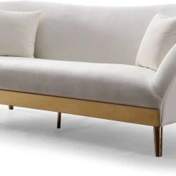 TOV Chloe Velvet Sofa