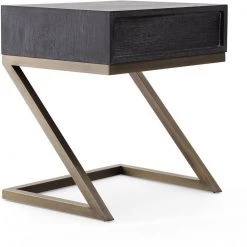 TOV Mason Black Side Table