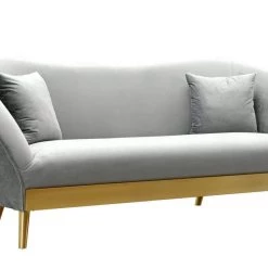 TOV Chloe Velvet Sofa