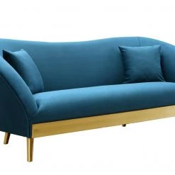 TOV Chloe Velvet Sofa