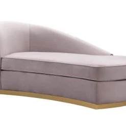 TOV Adele Slub Velvet Chair Living Room