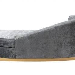 TOV Adele Slub Velvet Chair Living Room